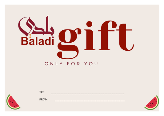 Baladi Gift card