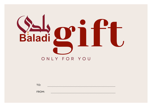 Baladi Gift card