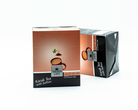 Karak thee met saffraan